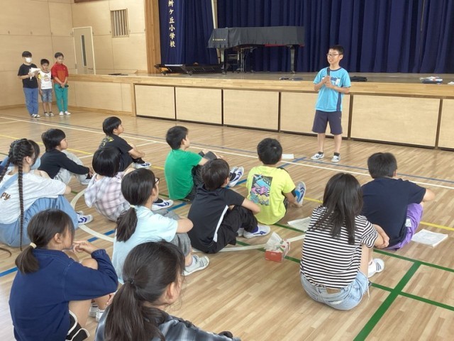 宿泊学習実行委員長の挨拶