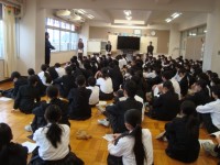 一年生の集会の様子